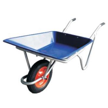 Steel wheelbarrow